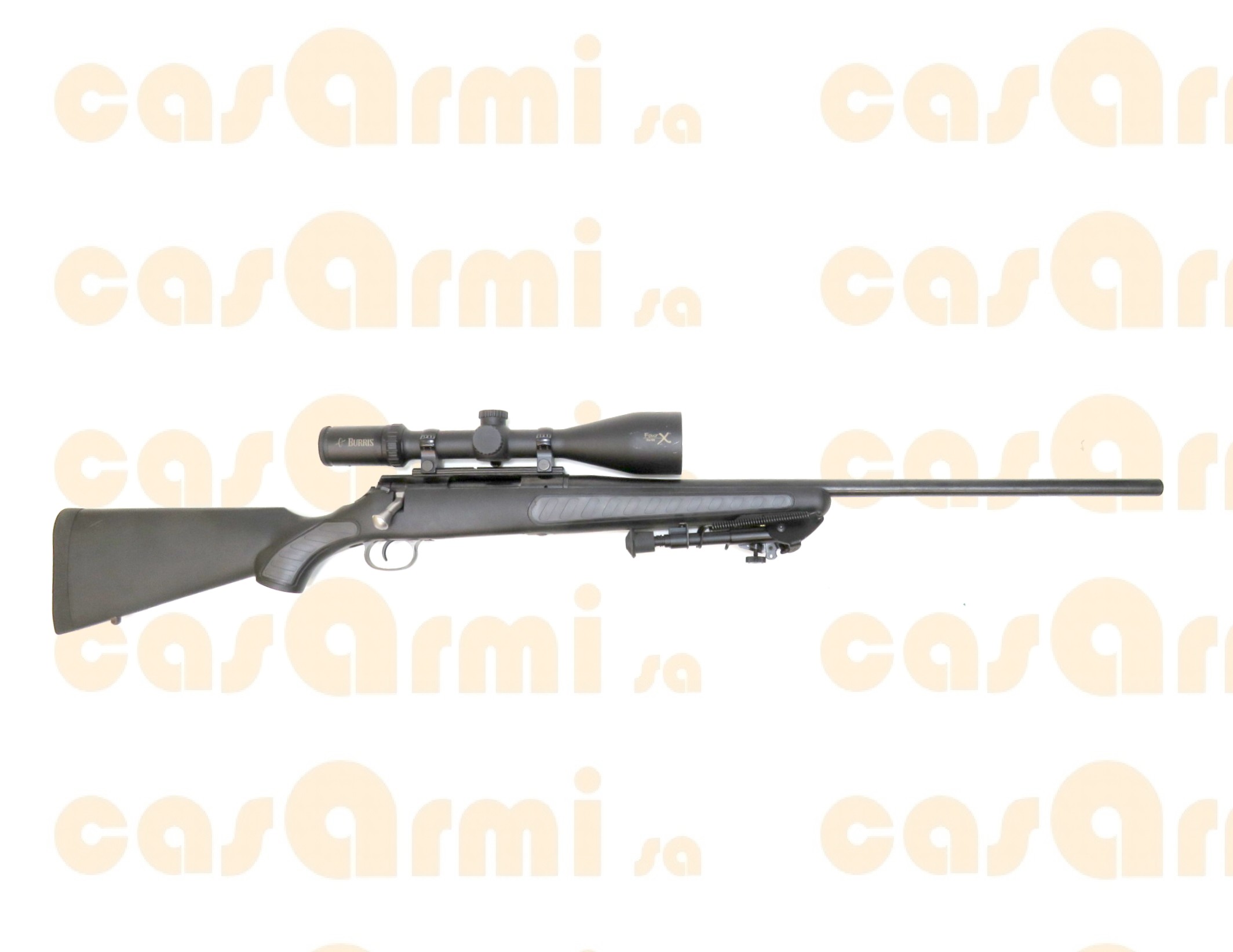 Thommen mod. T/C Venture, con ottica Burris Four-X 3-12x56 e cinghia e bipiede .300 Win. Mag.